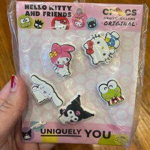 Hello Kitty jibbitz charms for crocs (NWT)